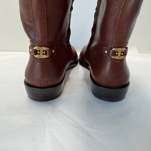Sam Edelman Cesar Tall Brown Boots Women's 6.5 Low Heel Riding - Picture 7 of 11